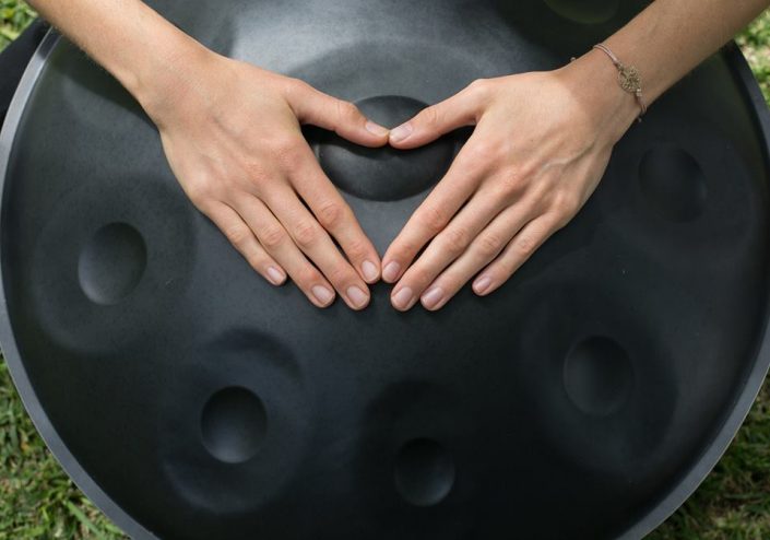 Yin yoga mit Handpan